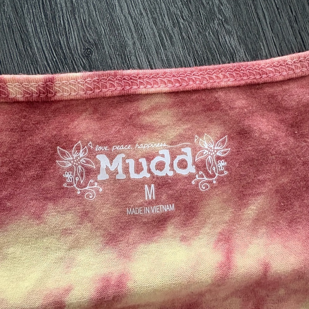 Mudd Women's Tie-Dye Tank Tops - Red/orange and Blue - Picture 7 of 14